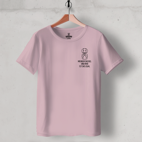 Organic T-Shirt: „Meinem Dackel und mir ist das egal.“