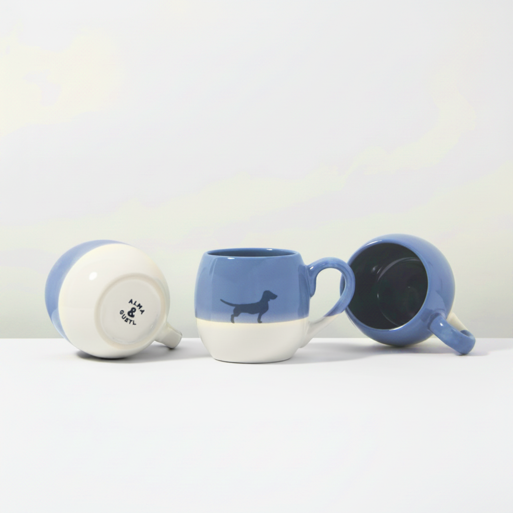 LIMITED EDITION: Tasse Lieblingshund Sky Blue