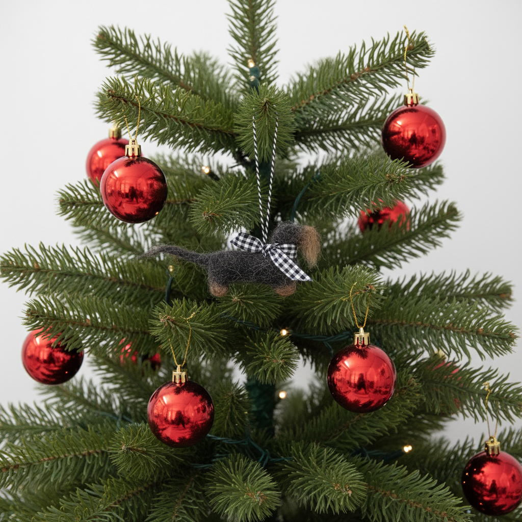 Dackelanhänger aus Filz