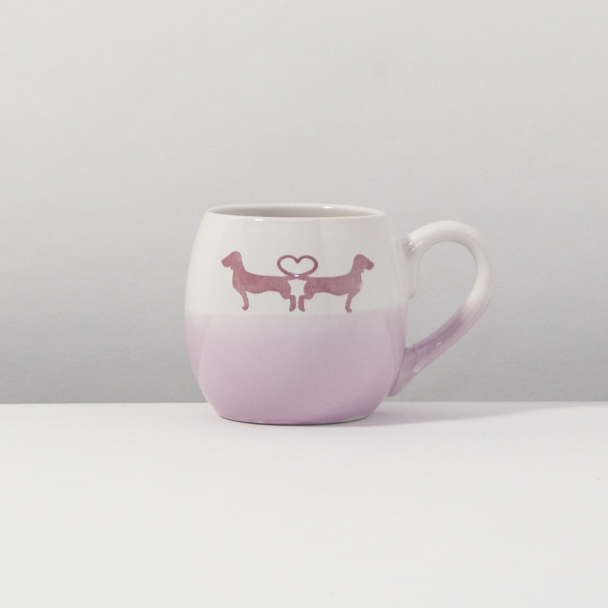 Tasse Dackelliebe Rose