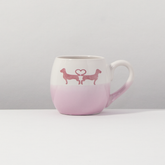 Tasse Dackelliebe Rose