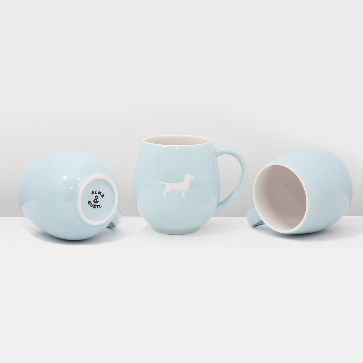 Große Tasse Lieblingshund Full Powder Blue