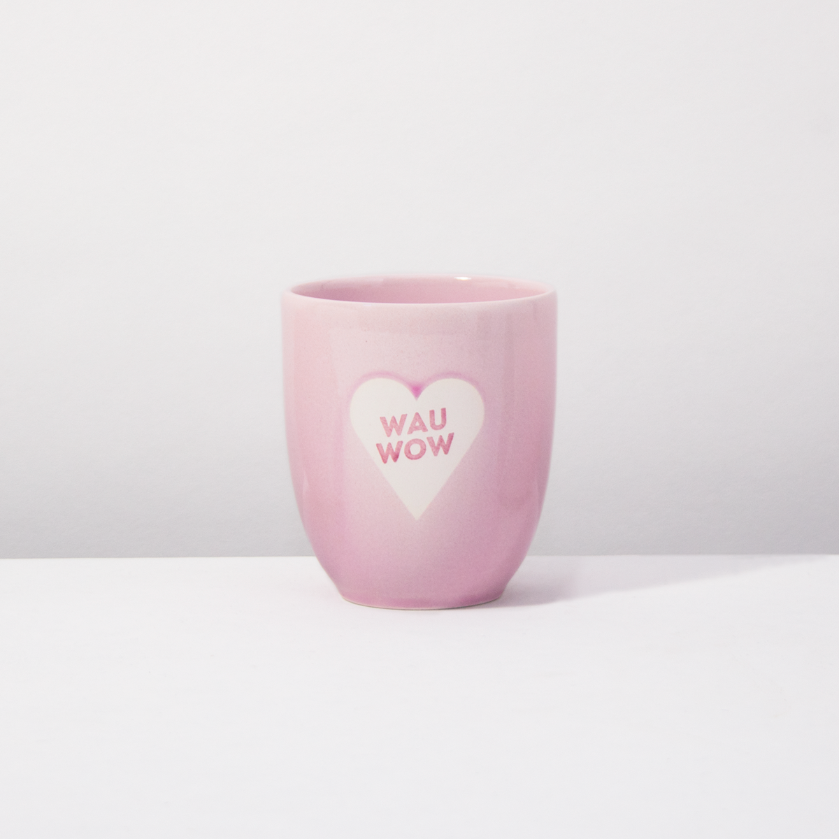 Becher WAU WOW LOVE Rose Melt