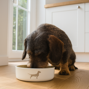 Hundenapf Lieblingshund Sand