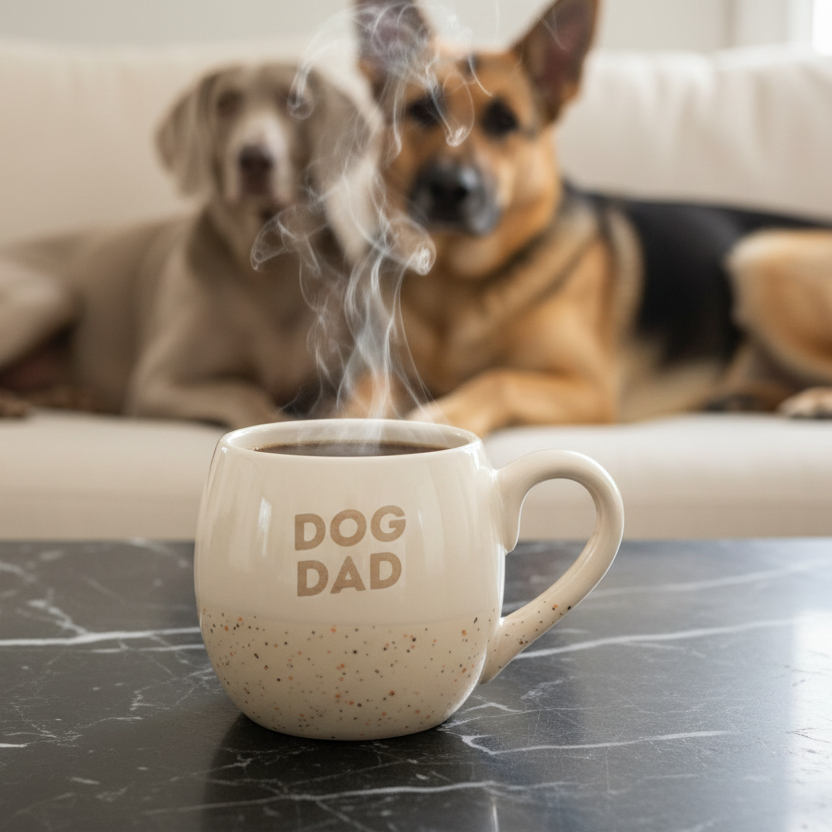 Tasse DOG DAD Sand
