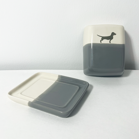 Butterdose Lieblingshund Dusty