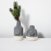 Vasenduo Dackel 2er-Set Dusty