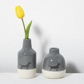 Vasenduo Dackel 2er-Set Dusty