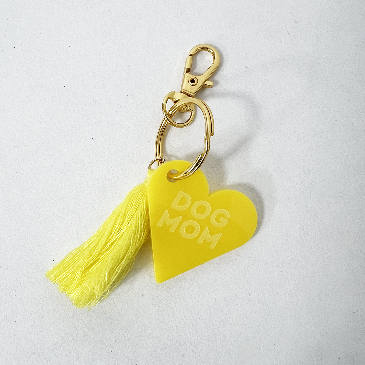 DOG MOM Key &amp; Bag Charm Brownie