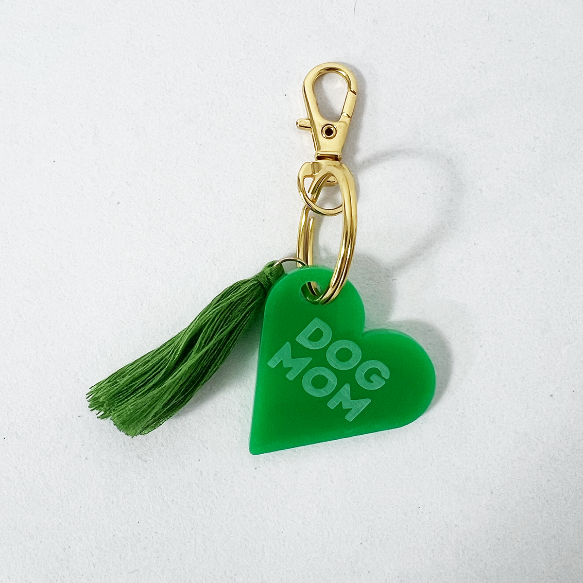 DOG MOM Key &amp; Bag Charm Brownie