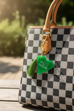 DOG MOM Key &amp; Bag Charm Brownie
