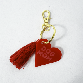 DOG MOM Key &amp; Bag Charm Brownie