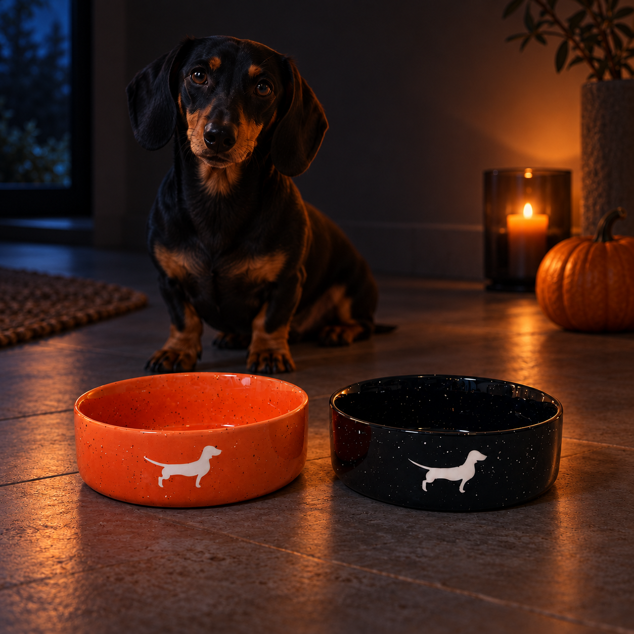 Hundenapf Lieblingshund Night Sky