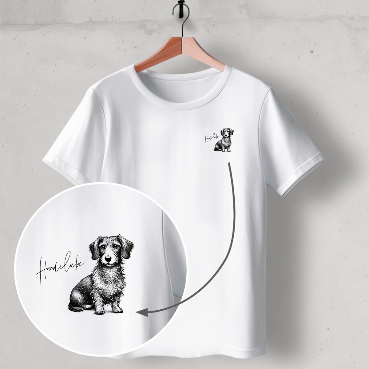 Organic T-Shirt: „The Pawfect Match(a)" Lieblingshund