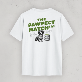 Organic T-Shirt: „The Pawfect Match(a)" Lieblingshund