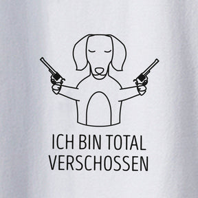 Unisex T-Shirt: „Ich bin total verschossen“