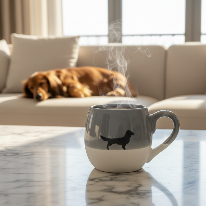 Tasse Lieblingshund Dusty