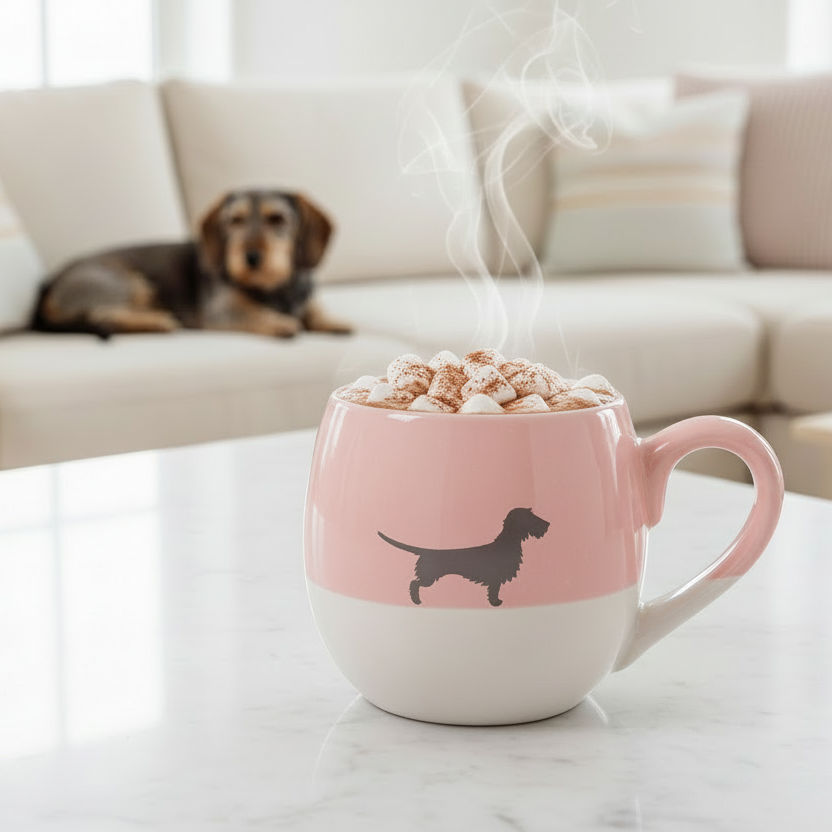 Tasse Lieblingshund Powder Rose