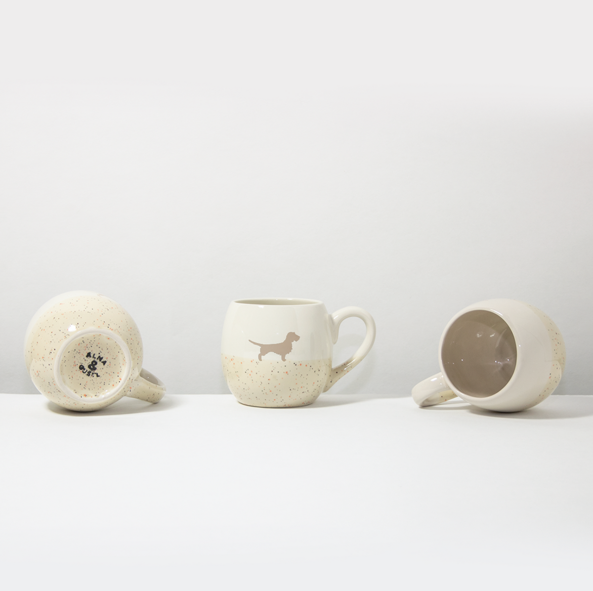 Tasse Rauhaardackel Sand