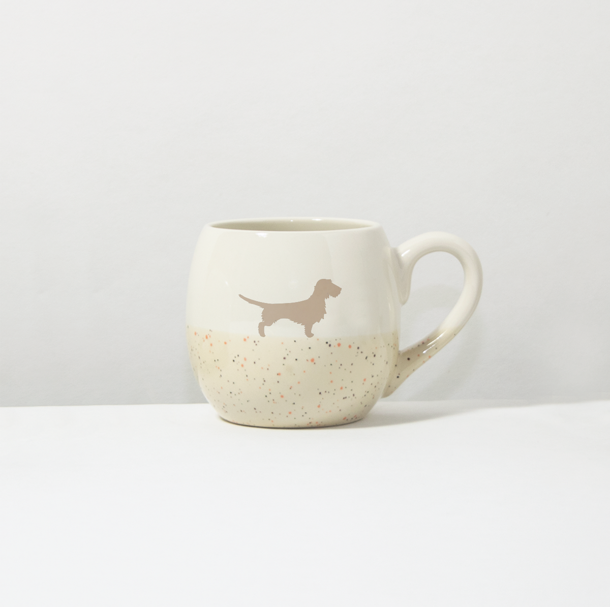 Tasse Rauhaardackel Sand