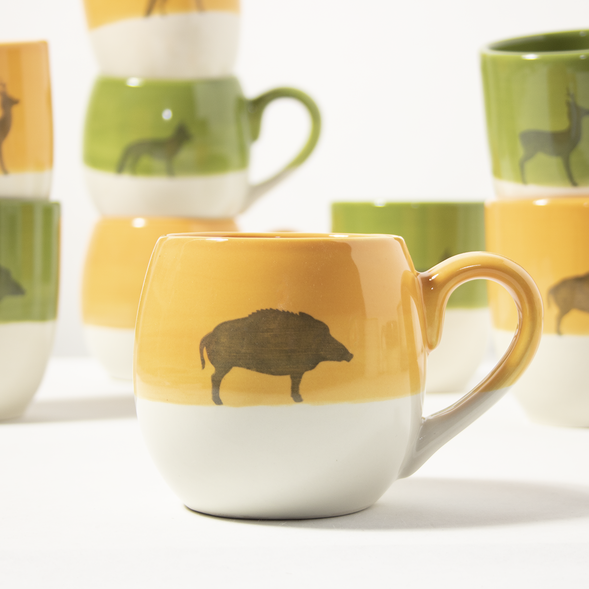 Cup Wild Boar Light Orange