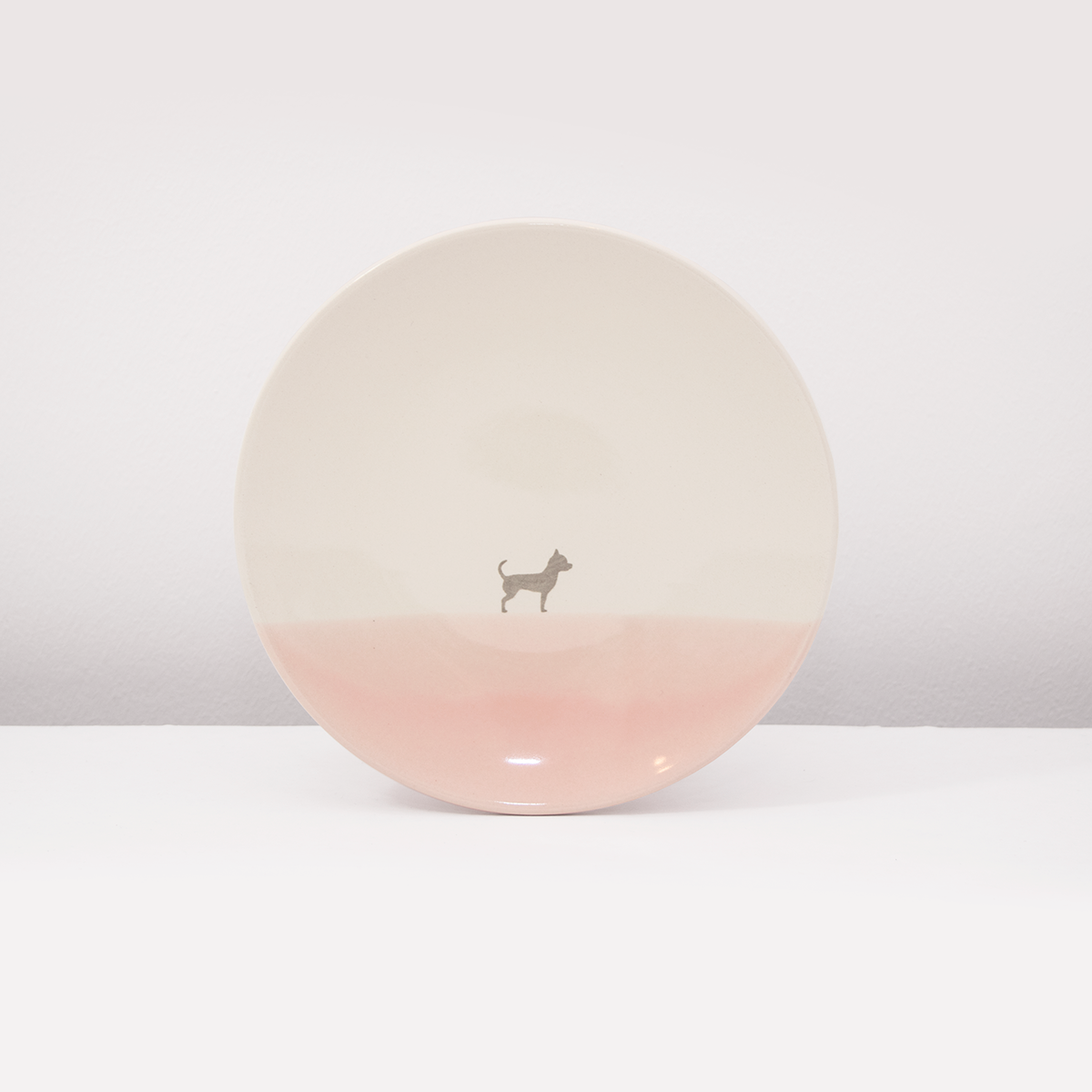 Teller Lieblingshund Powder Rose