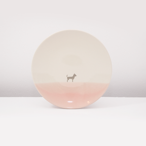 Teller Lieblingshund Powder Rose