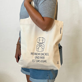 Tote Bag Nature: „Meinem Dackel und mir ist das egal“