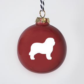 Christbaumkugeln Lieblingshund Ruby Red