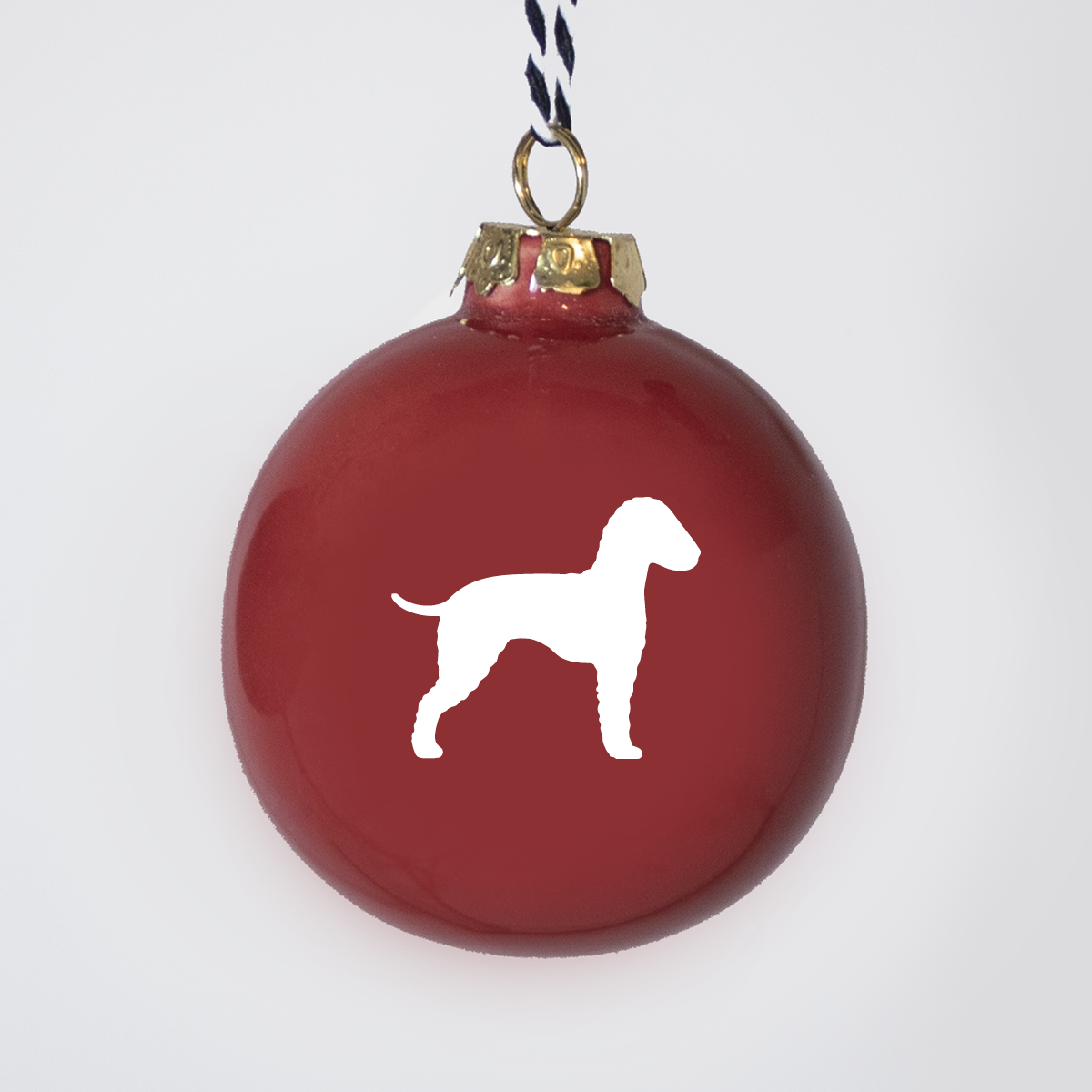 Christbaumkugeln Lieblingshund Ruby Red