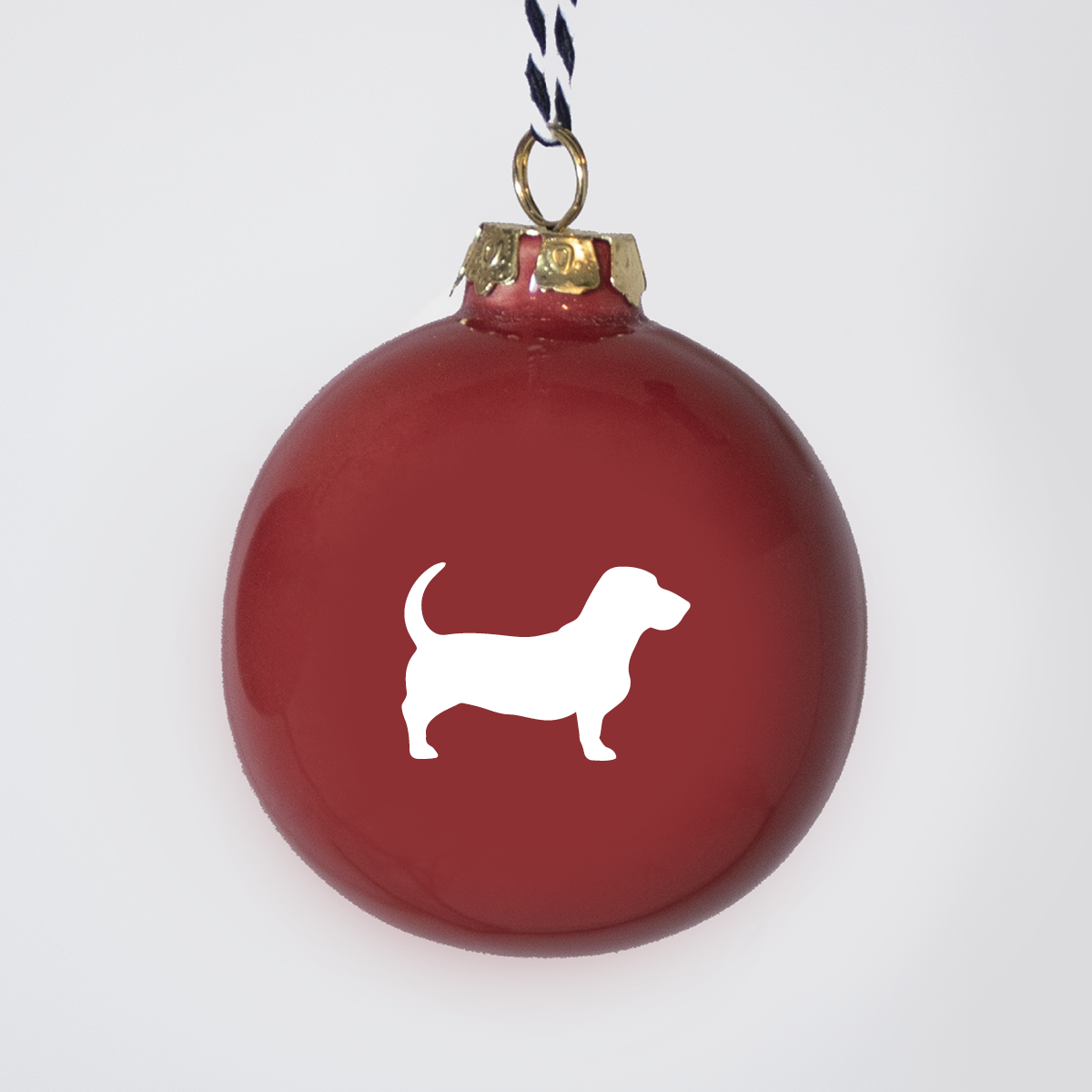 Christbaumkugeln Lieblingshund Ruby Red