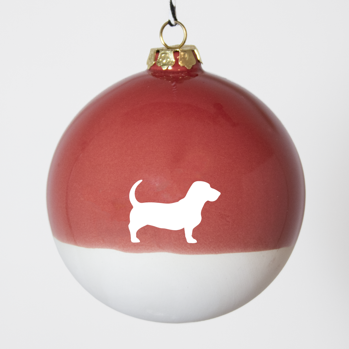 Große Christbaumkugel Lieblingshund Ruby Red