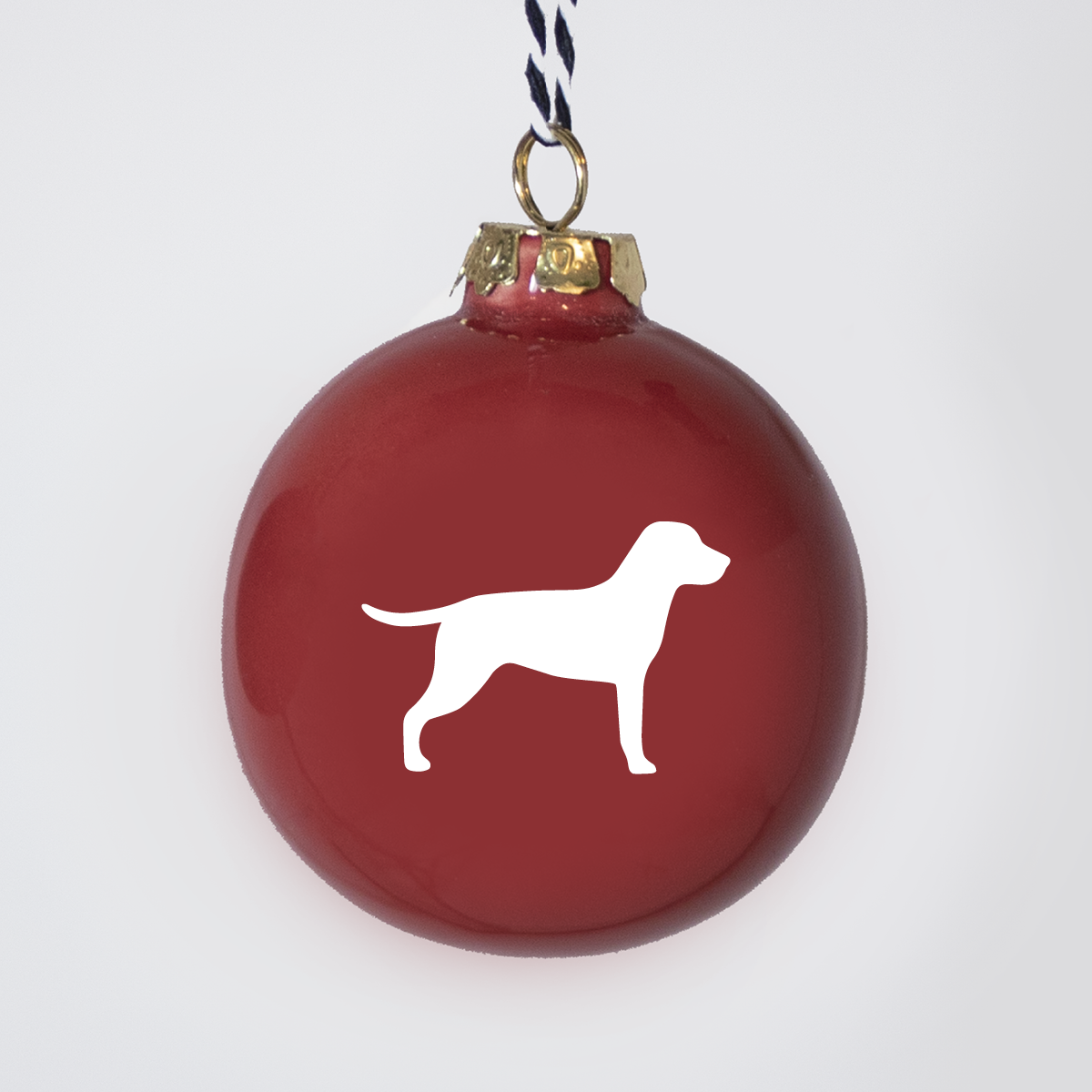 Christbaumkugeln Lieblingshund Ruby Red