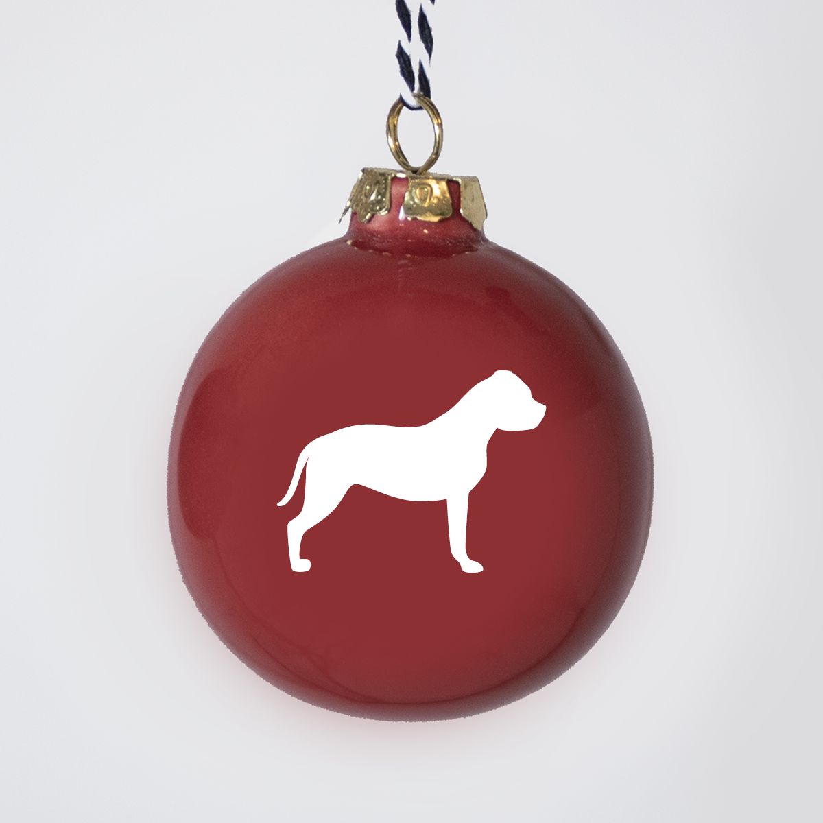 Christbaumkugeln Lieblingshund Ruby Red