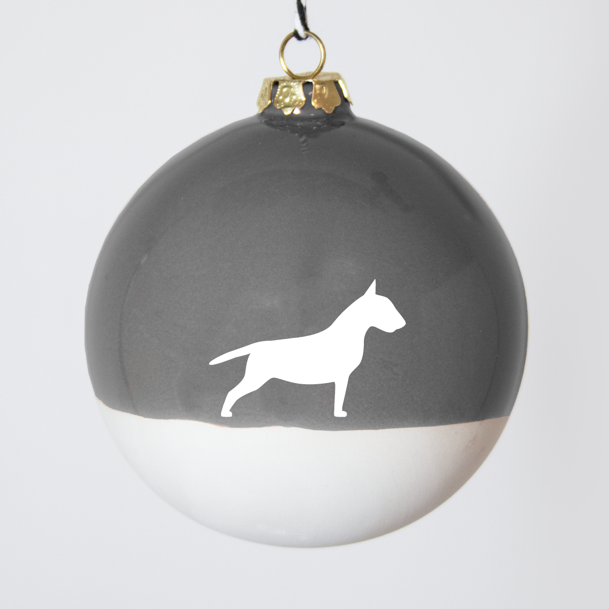 Christmas tree bauble dachshund sand large