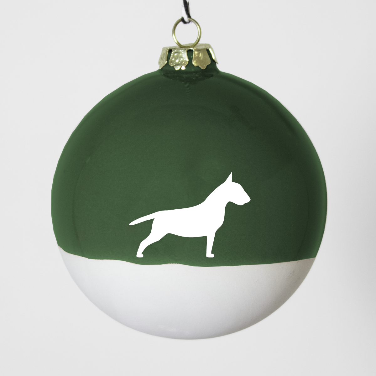 Christmas tree bauble dachshund sand large