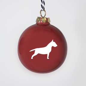 Christmas tree bauble dachshund sand large