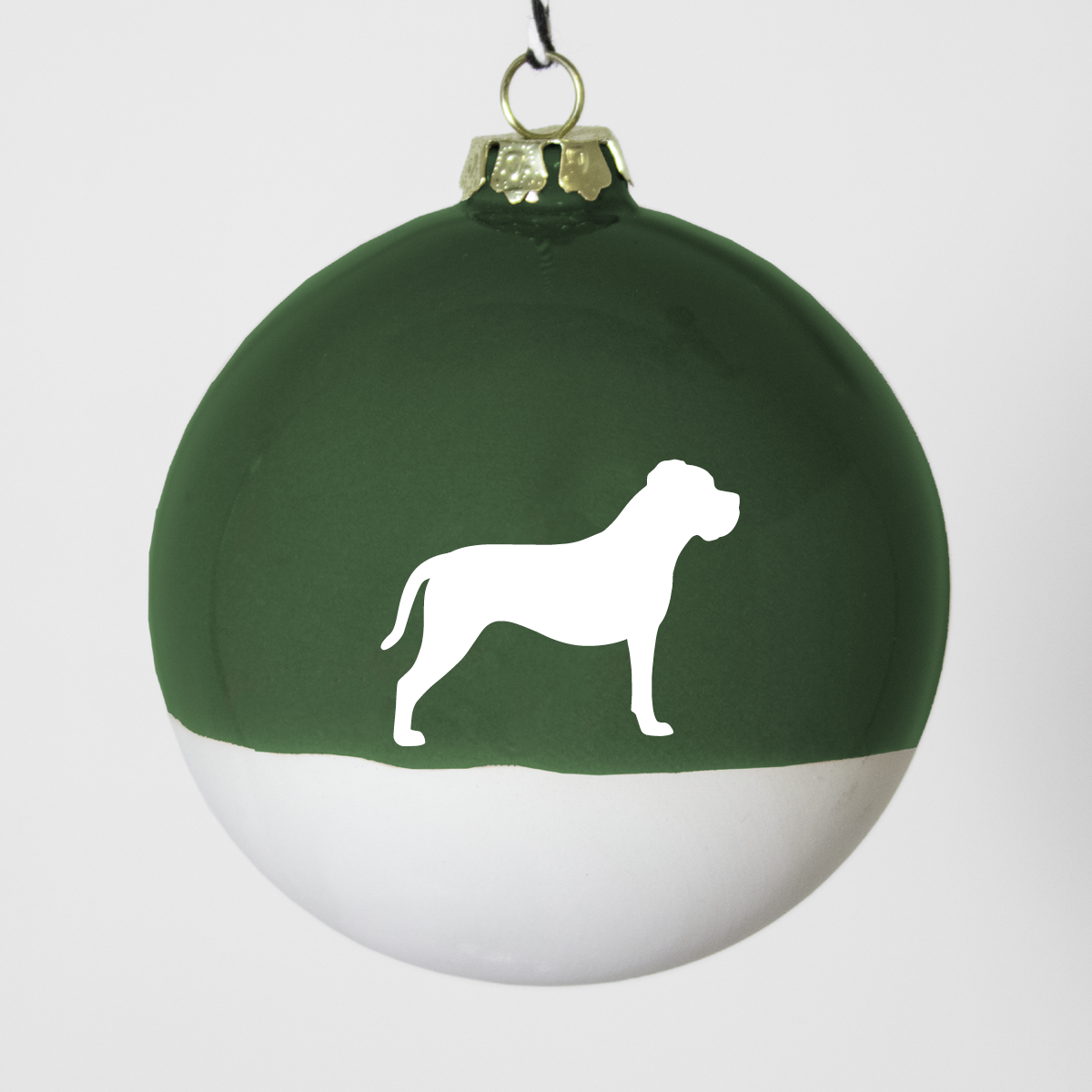 Christmas tree bauble dachshund sand large
