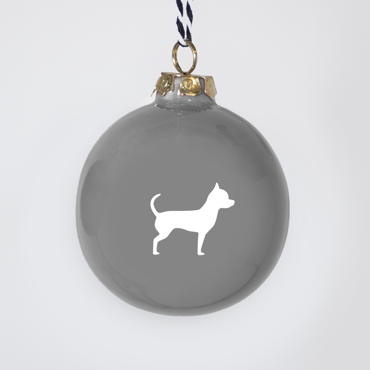 Christmas tree bauble dachshund sand large