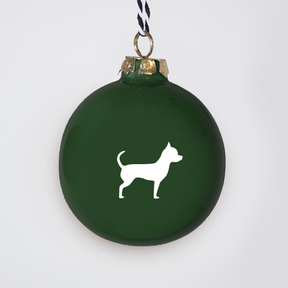 Christmas tree bauble dachshund sand large