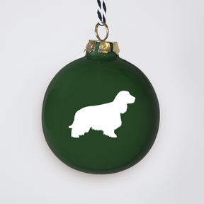 Christmas tree bauble dachshund sand large