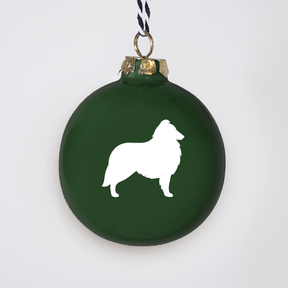 Christmas tree bauble dachshund sand large