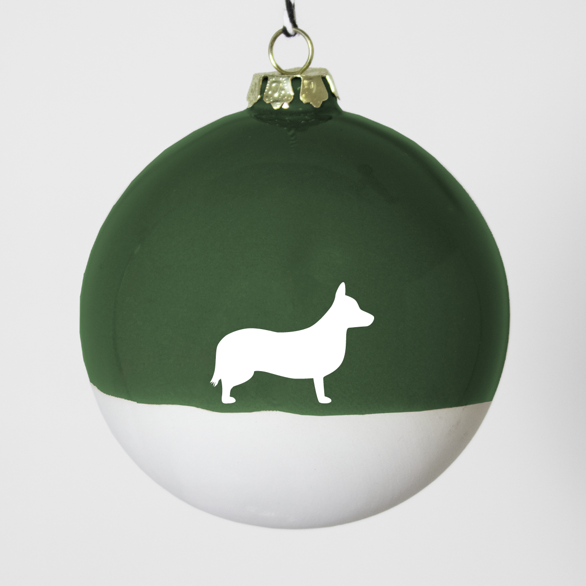 Christmas tree bauble dachshund sand large