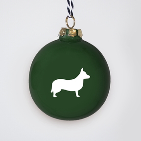 Christmas tree bauble dachshund sand large