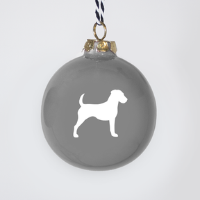Christmas tree bauble dachshund sand large