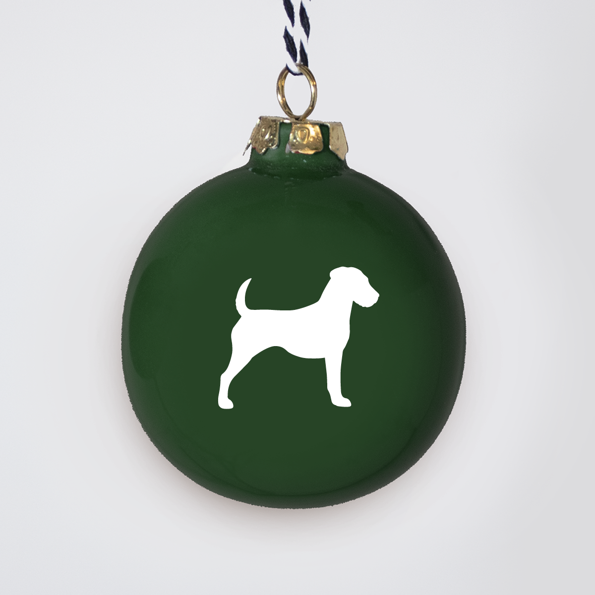 Christmas tree bauble dachshund sand large