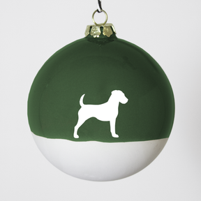 Christmas tree bauble dachshund sand large