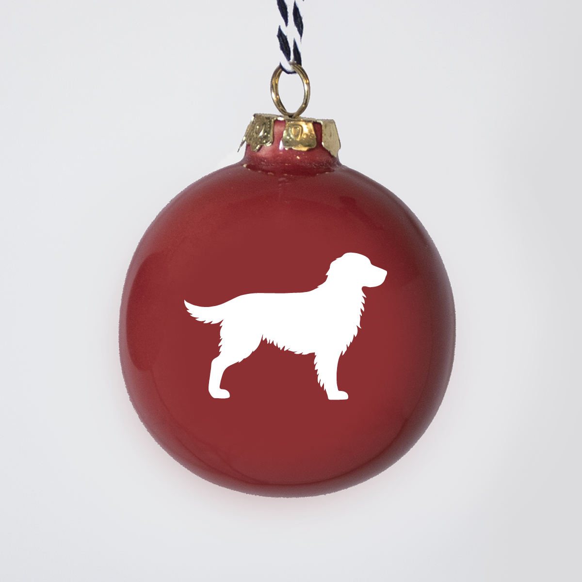 Christmas tree bauble dachshund sand large
