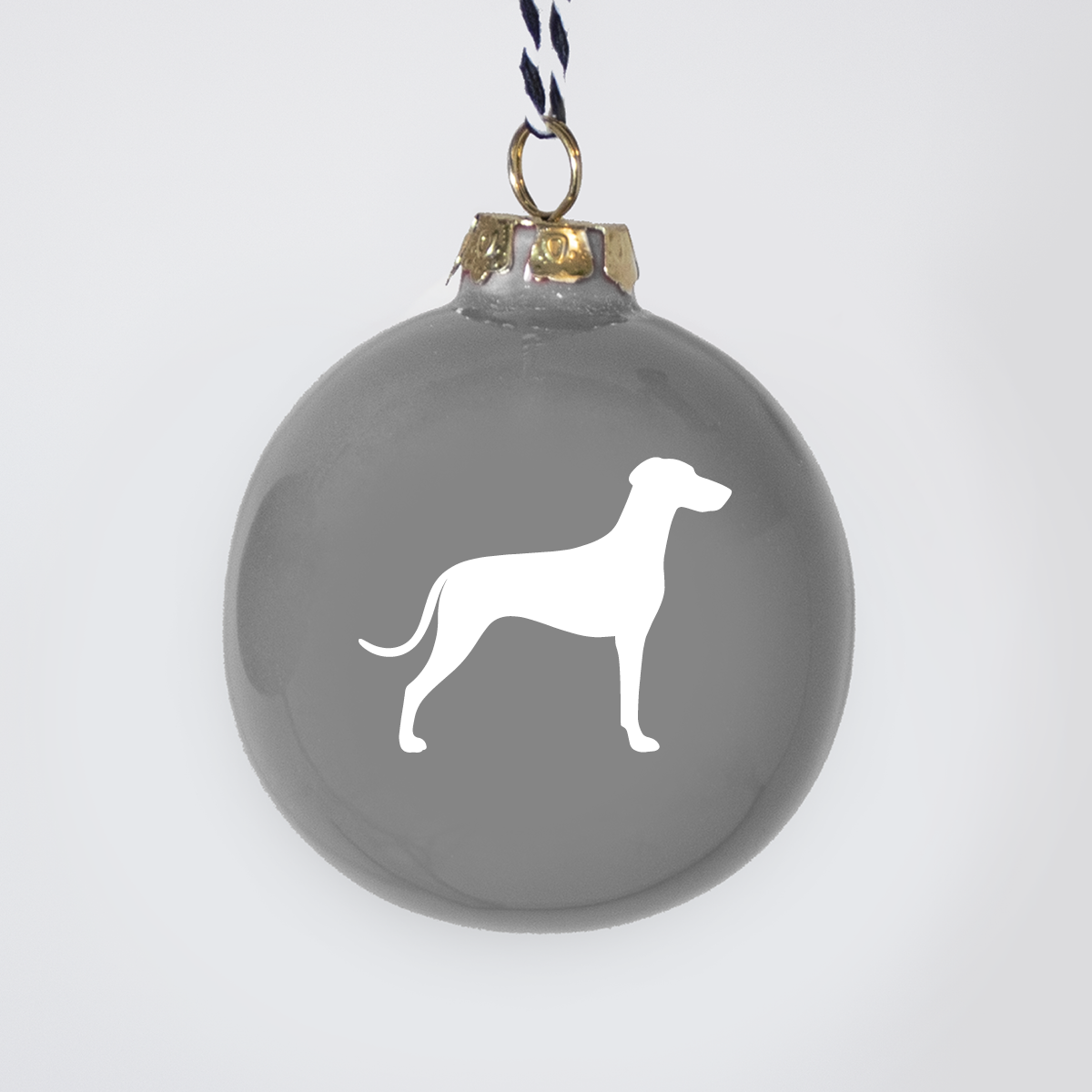 Christmas tree bauble dachshund sand large