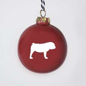 Christmas tree bauble dachshund sand large